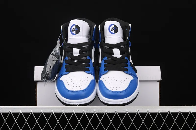 All categories Air Jordan Jordan series basketball shoes Air Jordan 1 Mid Air Jordan 1 Mid SE "Game Royal" AJ1 Joe 1 China White and Blue Deconstruction CV0152-401